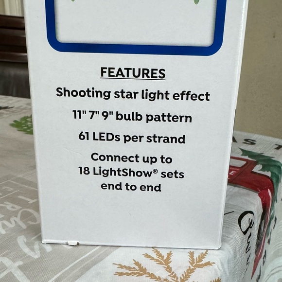Gemmy Lightshow Shooting Star Multi-Color LED Falling Icicle Lights Set of 10 - Picture 8 of 9